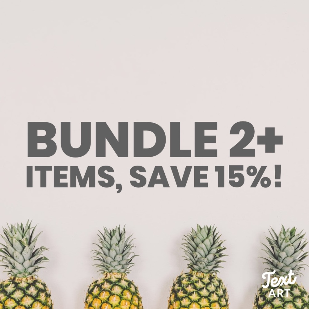 Bundle to save!